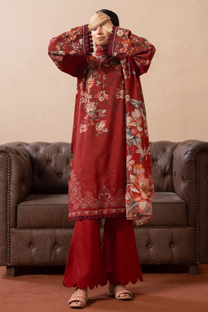 3 Piece - Embroidered Viscose - WD1407
