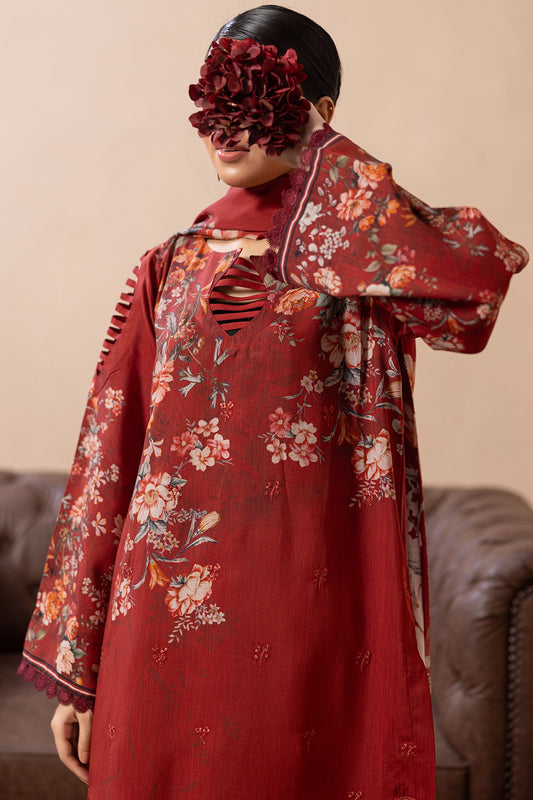3 Piece - Embroidered Viscose - WD1407