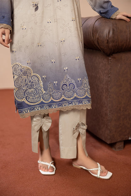 3 Piece - Embroidered Viscose - WD1408