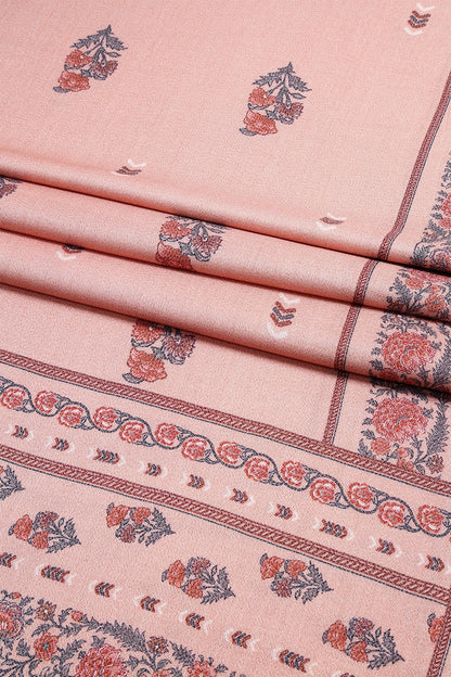 3 Piece - Digitally Printed Cherry Slub Dhanak - WD1901