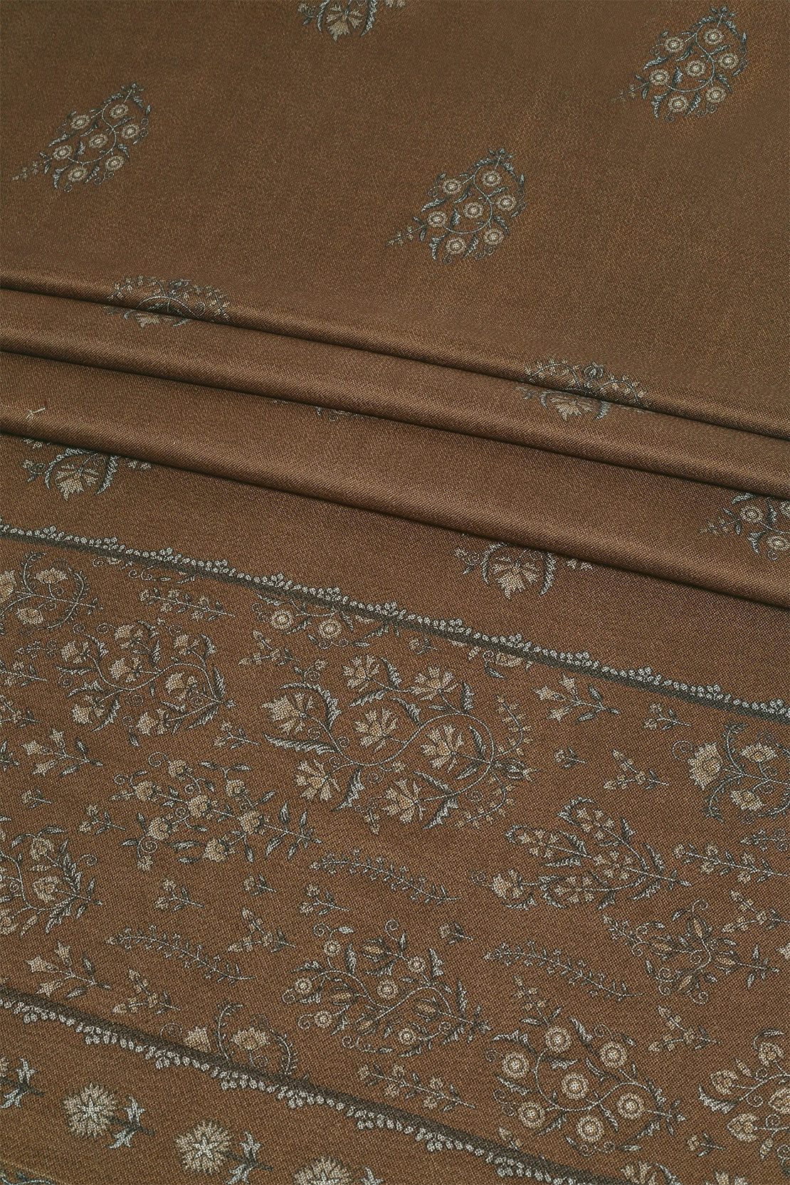 3 Piece - Digitally Printed Cherry Slub Dhanak - WD1910