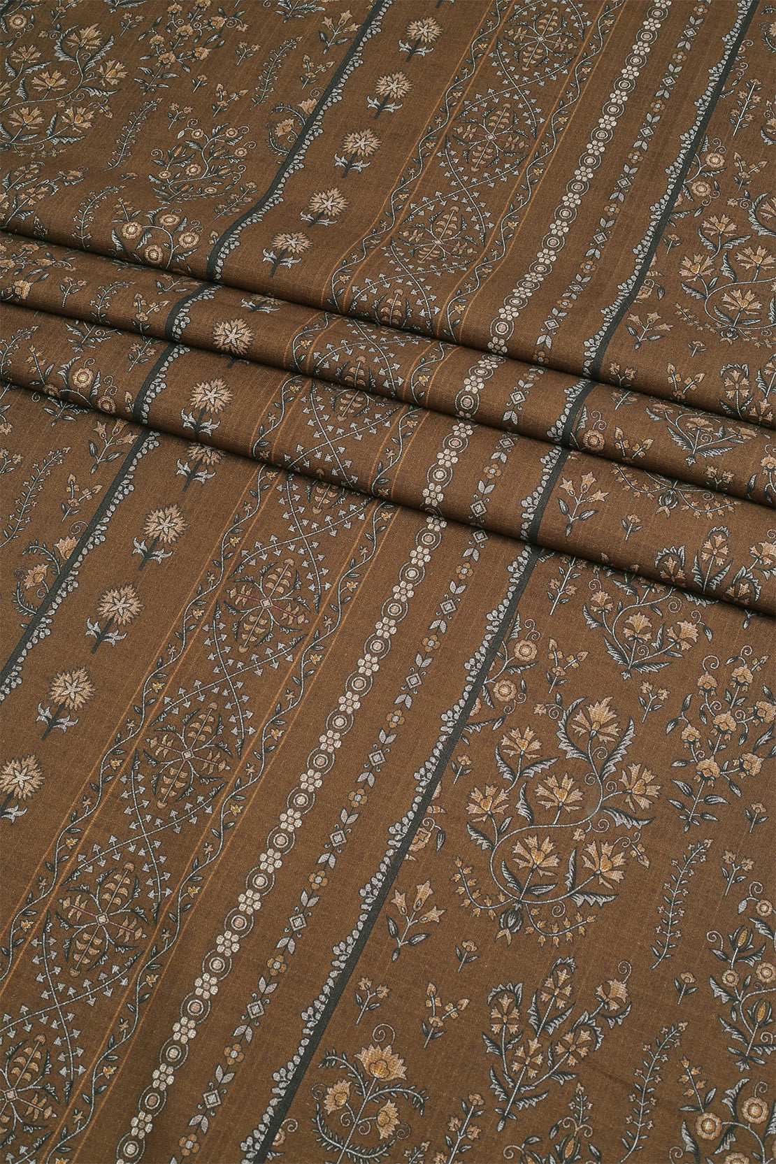 3 Piece - Digitally Printed Cherry Slub Dhanak - WD1910