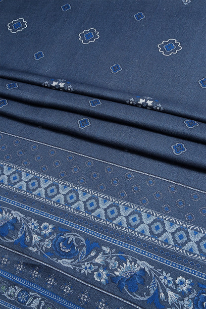 3 Piece - Digitally Printed Cherry Slub Dhanak - WD1902