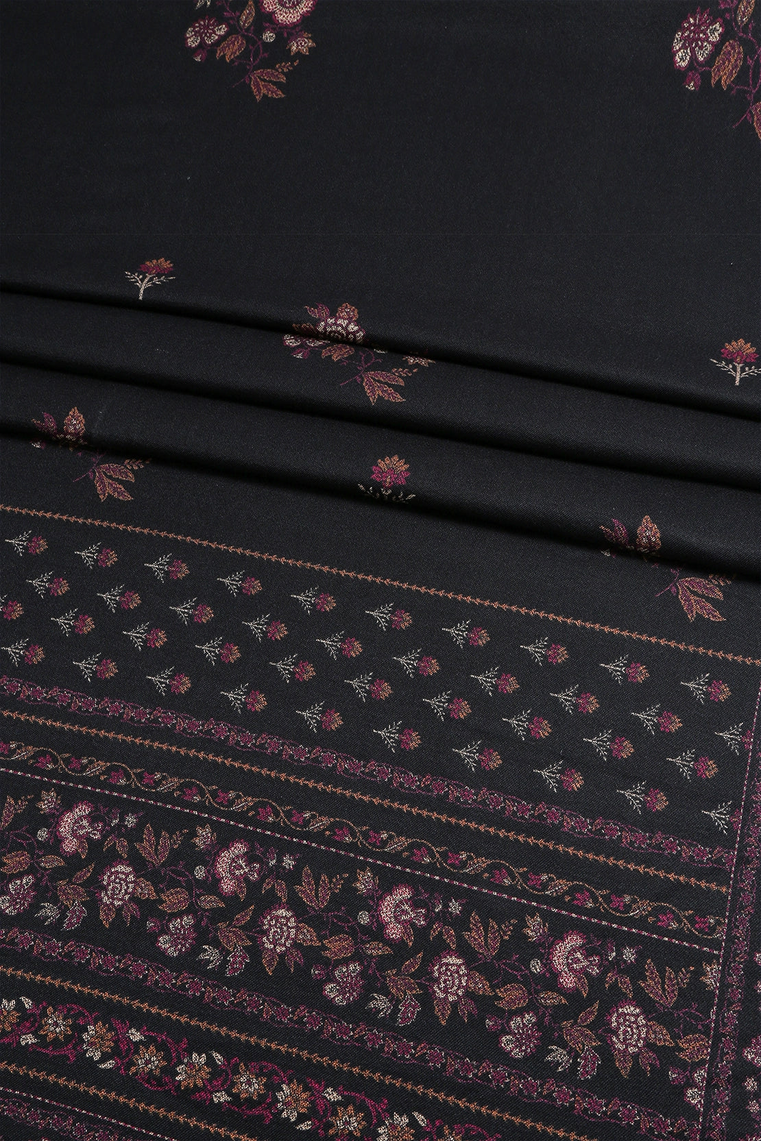 3 Piece - Digitally Printed Cherry Slub Dhanak - WD1904