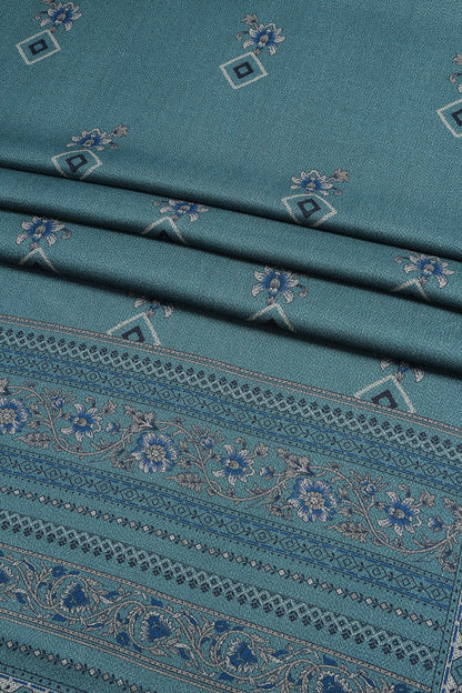 3 Piece - Digitally Printed Cherry Slub Dhanak - WD1905