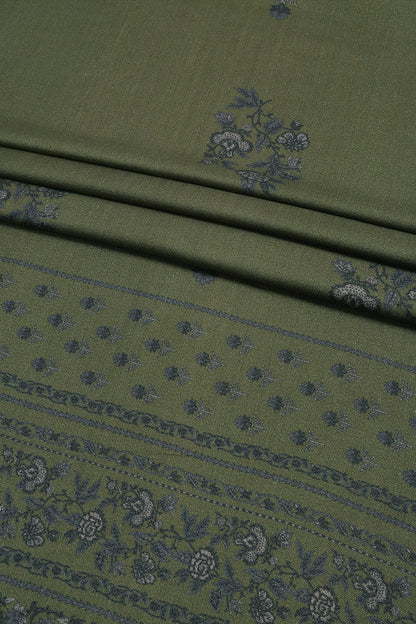 3 Piece - Digitally Printed Cherry Slub Dhanak - WD1907