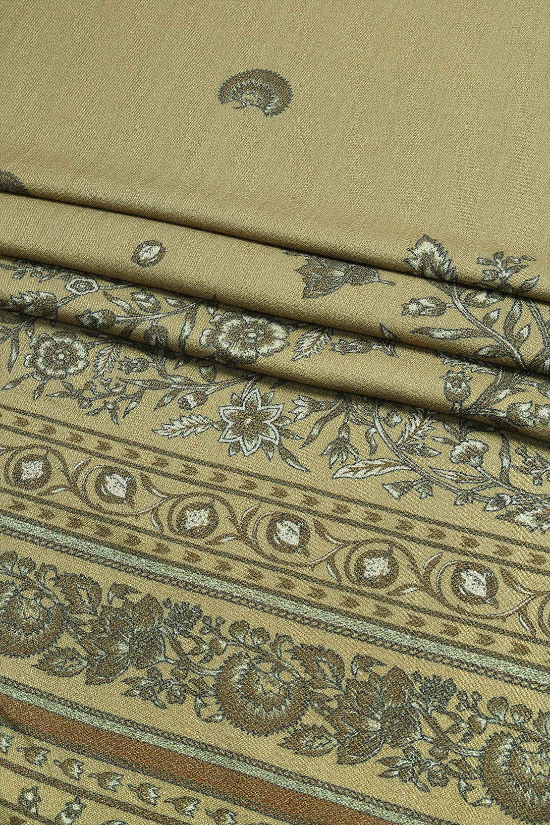 3 Piece - Digitally Printed Cherry Slub Dhanak - WD1908