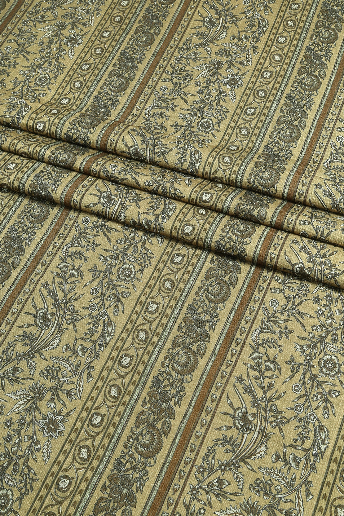 3 Piece - Digitally Printed Cherry Slub Dhanak - WD1908