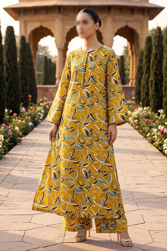 2 Piece - Digitally Printed Lawn - D4704