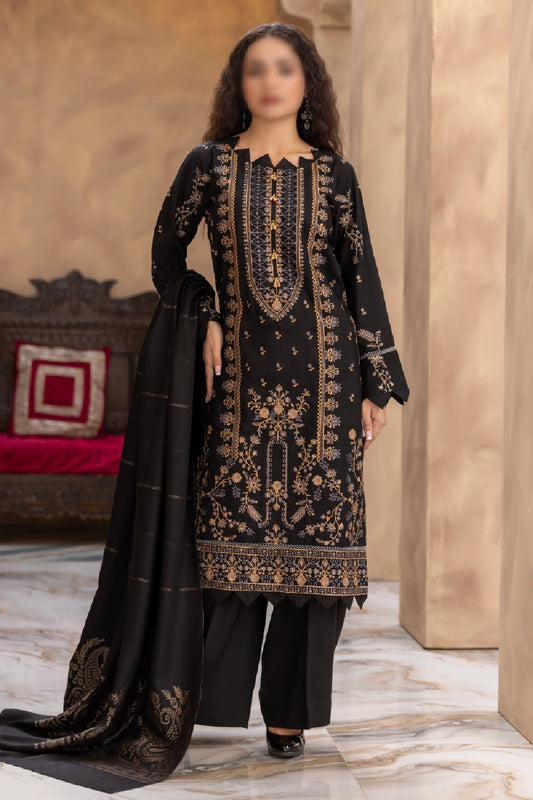 3 Piece - Embroidered Viscose - Chloe 303