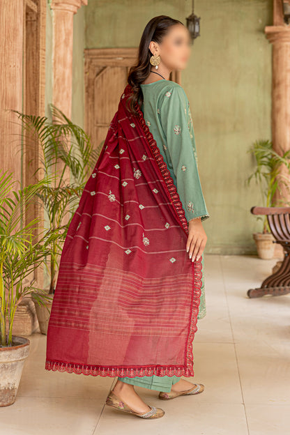 3 Piece - Embroidered Lawn - Khayaal 101