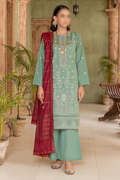 3 Piece - Embroidered Lawn - Khayaal 101
