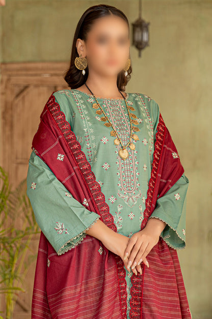 3 Piece - Embroidered Lawn - Khayaal 101