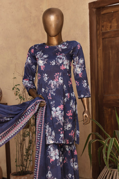 2 Piece - Digitally Printed Doriya Lawn - D303