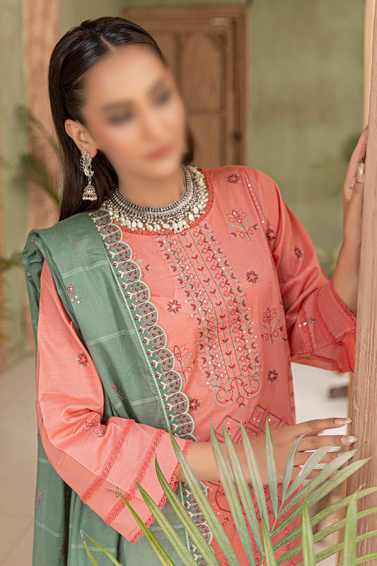 3 Piece - Embroidered Lawn - Khayaal 103