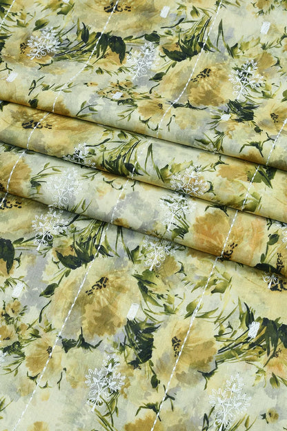 3 Piece - Embroidered Lawn - F77 - D4404