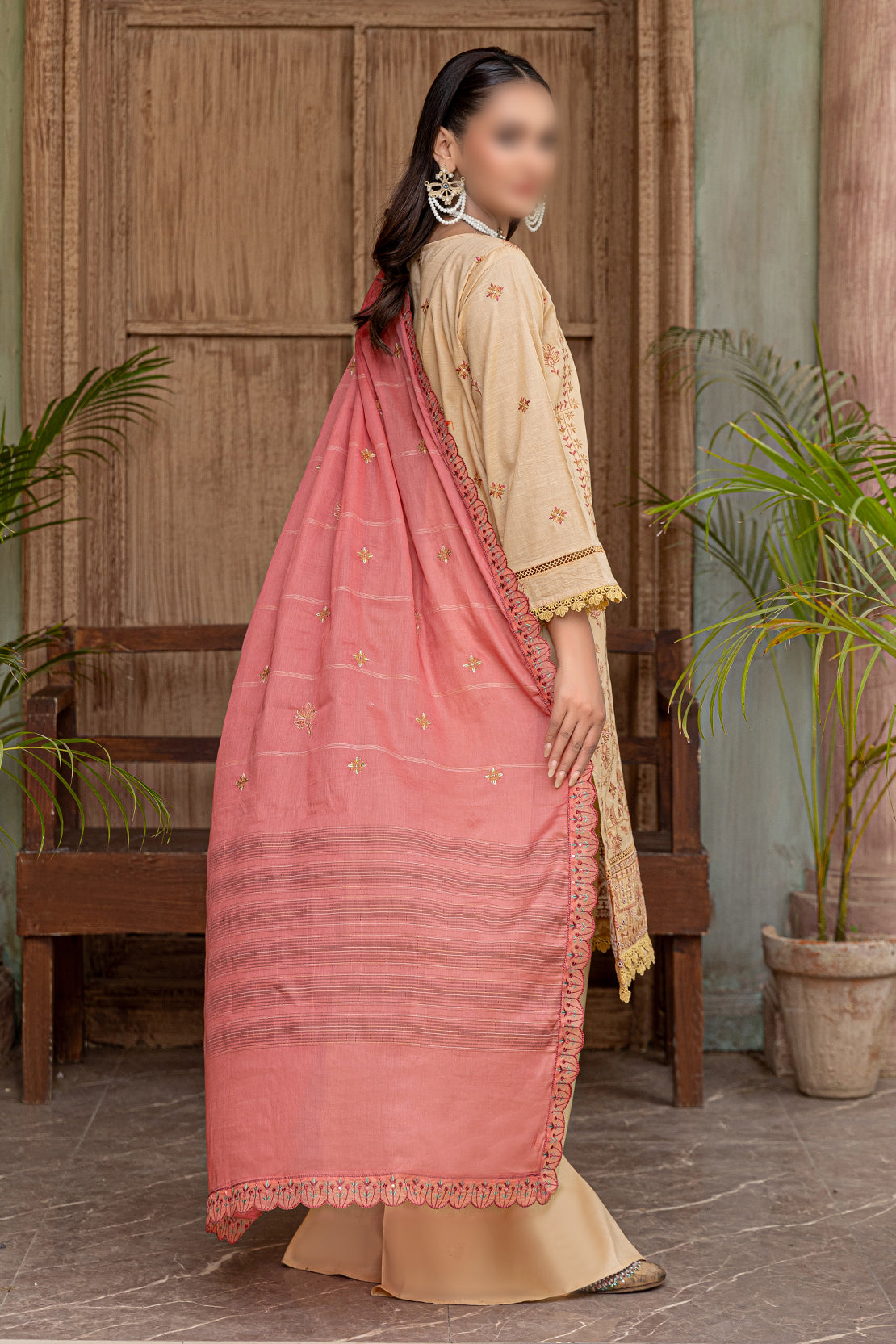 3 Piece - Embroidered Lawn - Khayaal 105