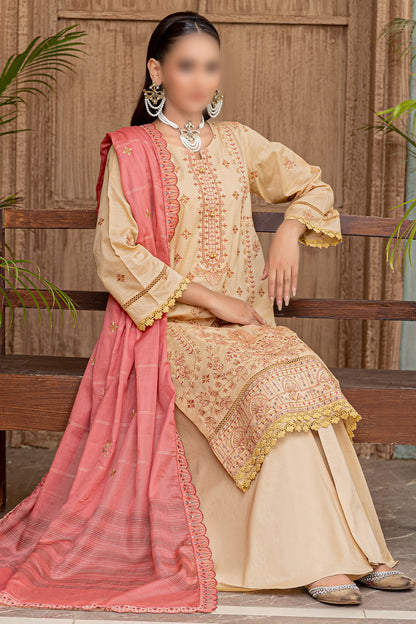 3 Piece - Embroidered Lawn - Khayaal 105