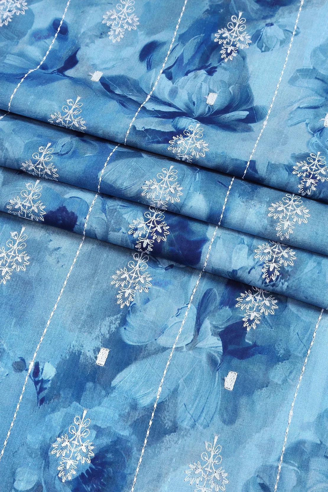 3 Piece - Embroidered Lawn - F77 - D4408