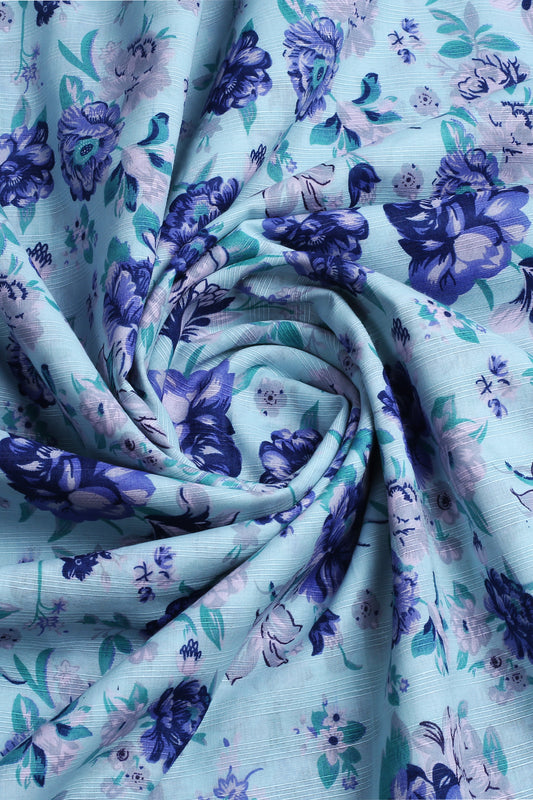 2 Piece - Digitally Printed Doriya Lawn - D601