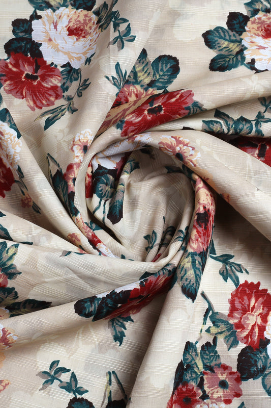 2 Piece - Digitally Printed Doriya Lawn - D606
