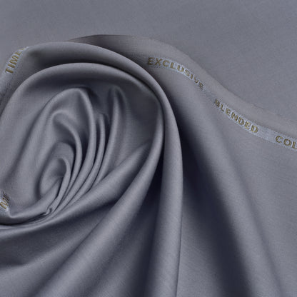 MEN UNSTITCHED - POLY VISCOSE BLEND - PLATINUM - D26