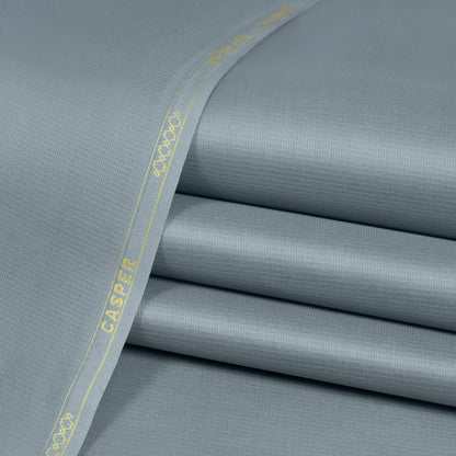 MEN UNSTITCHED - FINE COTTON - PLATINUM - D46