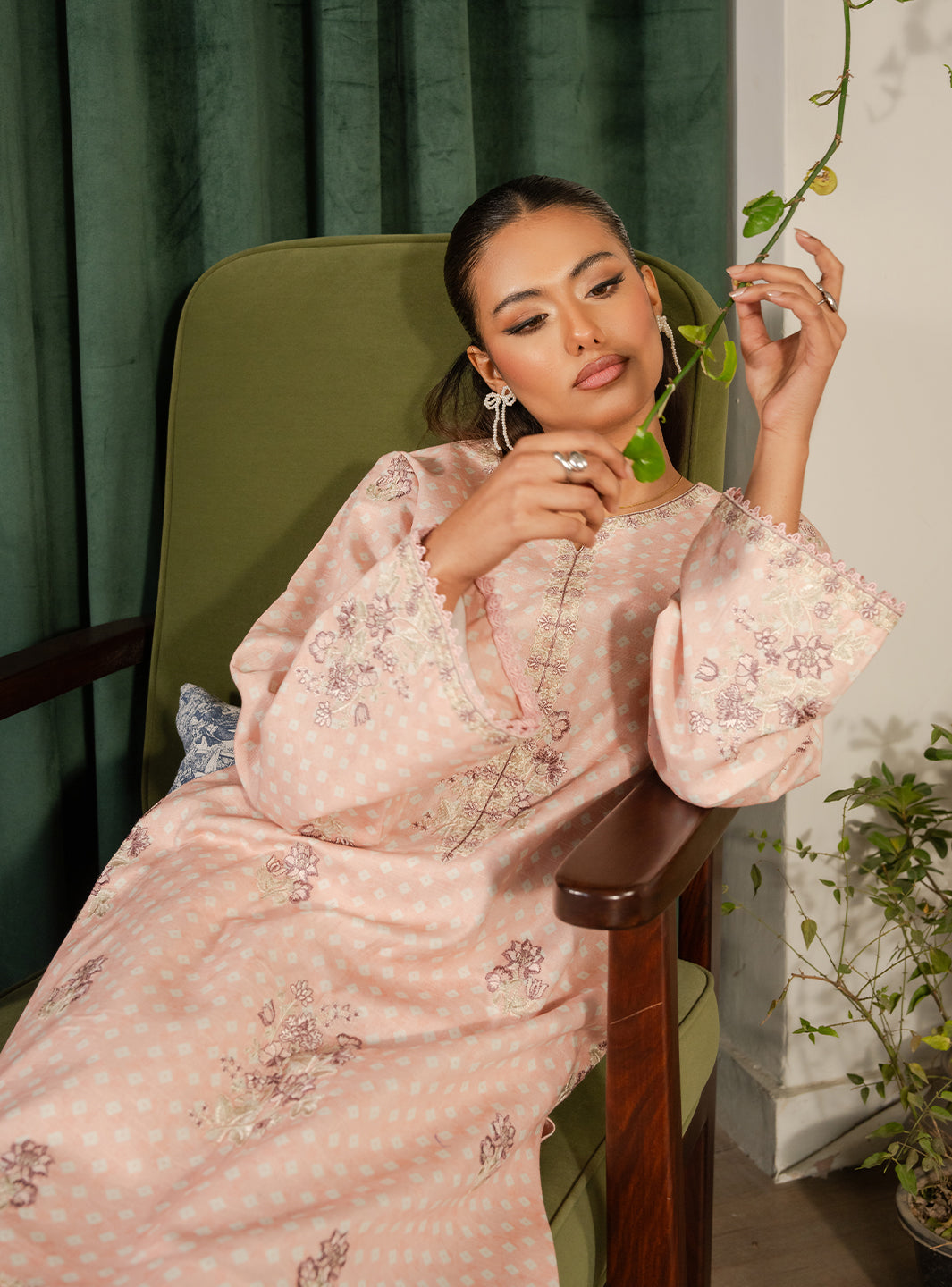 2 Piece - Printed Khaddar - Lumiere - Lyra
