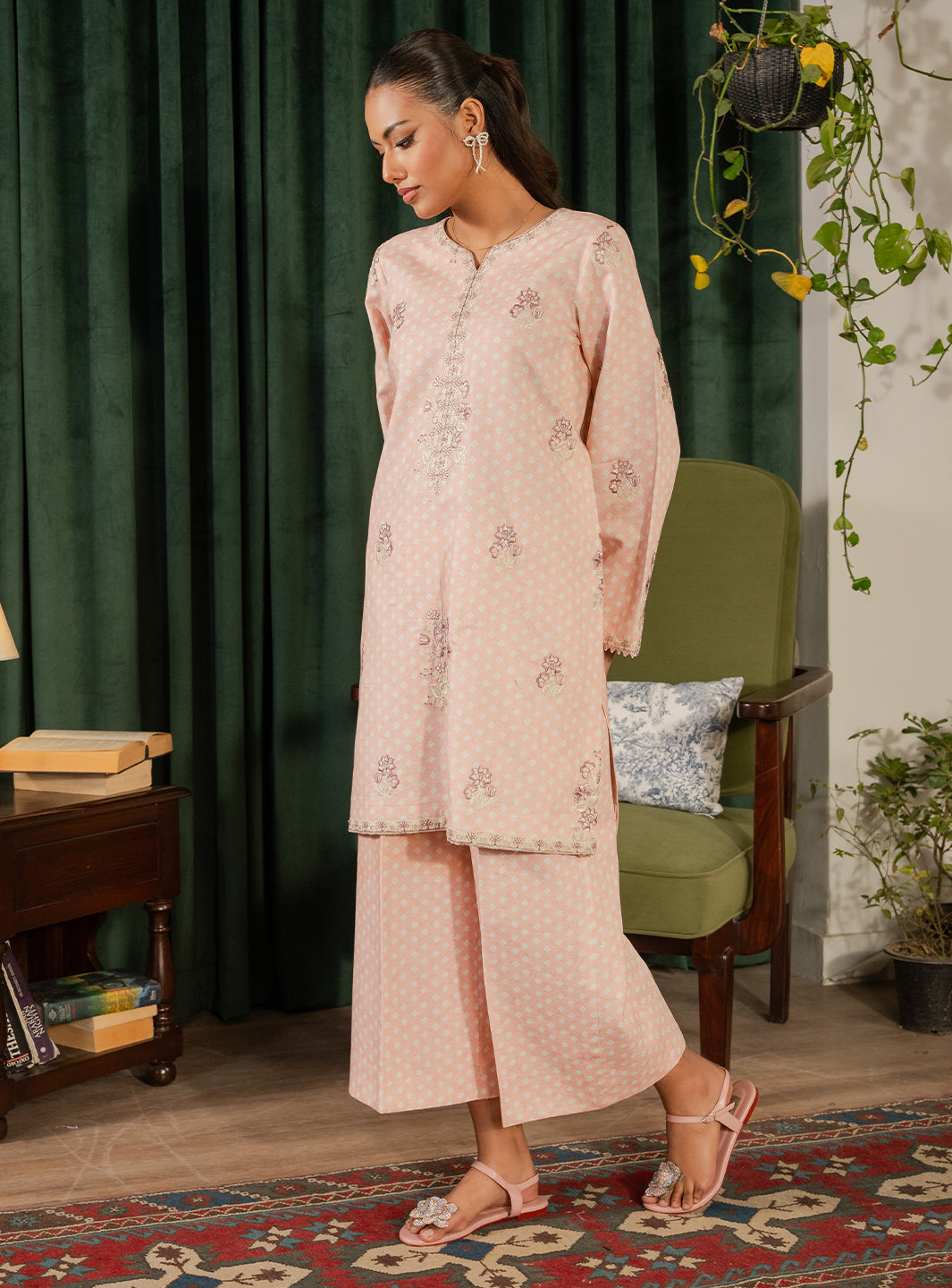 2 Piece - Printed Khaddar - Lumiere - Lyra
