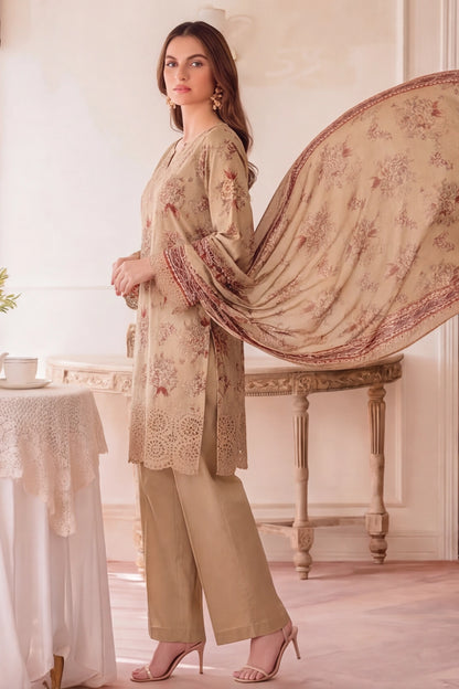 2 Piece - Embroidered Lawn - Fantak 176