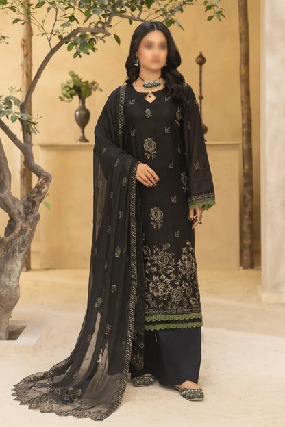 3 Piece - Embroidered Lawn - Nazakat 103