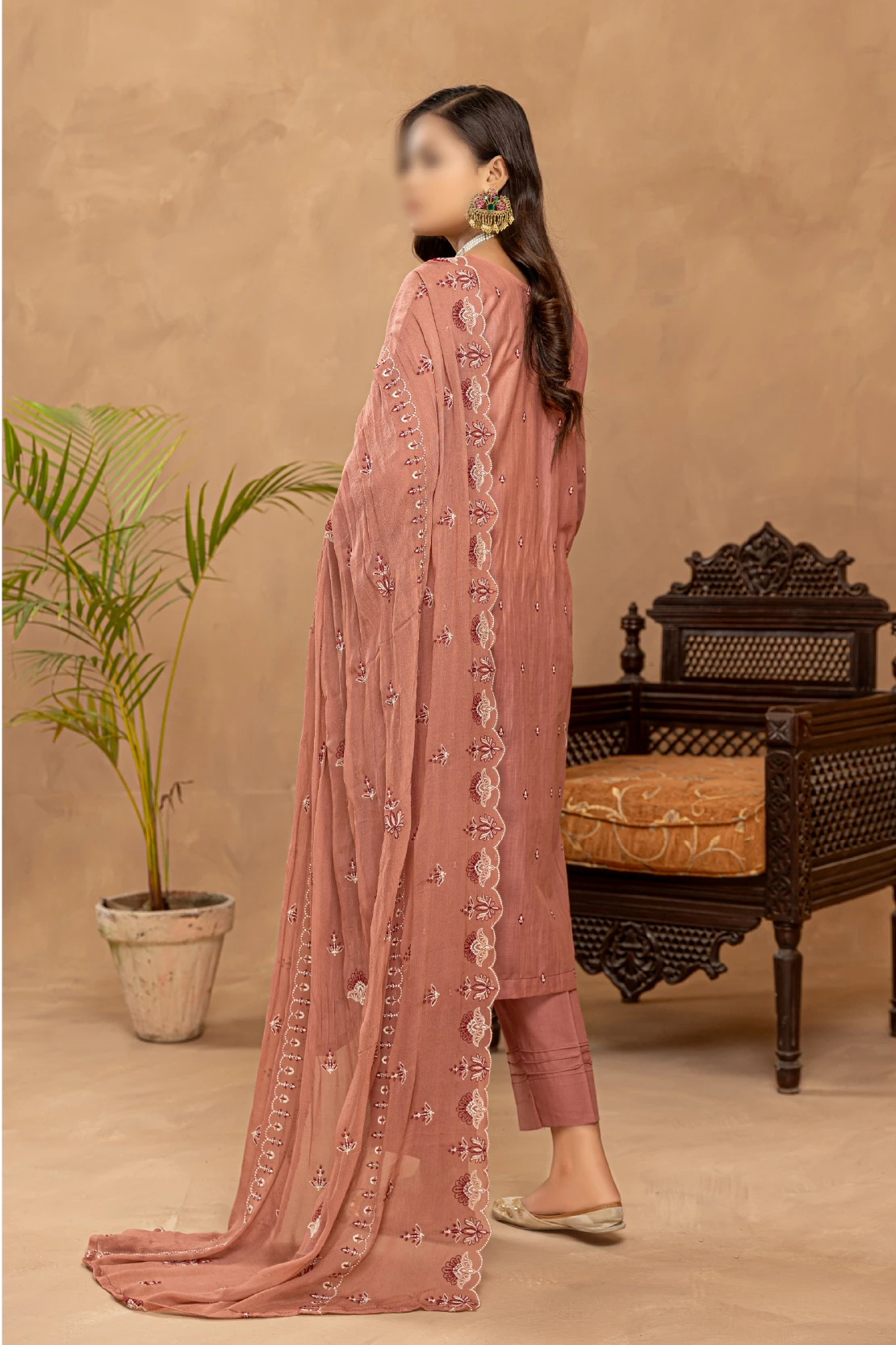 3 Piece - Embroidered Lawn - Nikhar 101