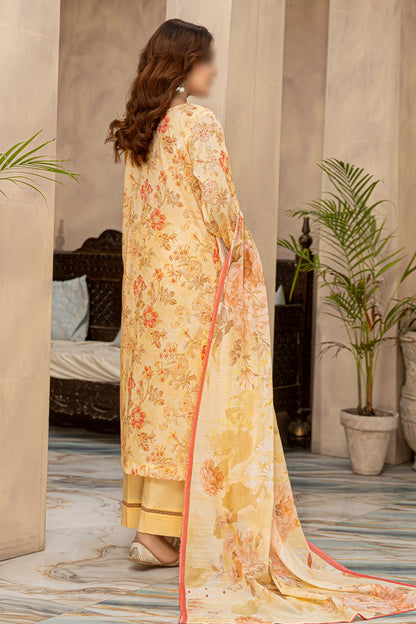3 Piece - Embroidered Lawn - Parisa 101