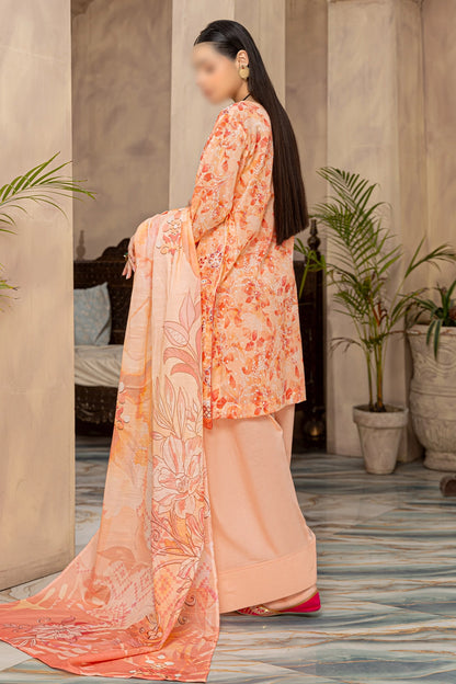 3 Piece - Embroidered Lawn - Parisa 102