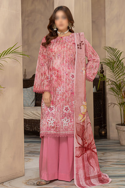 3 Piece - Embroidered Lawn - Parisa 103