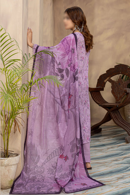 3 Piece - Embroidered Lawn - Parisa 105