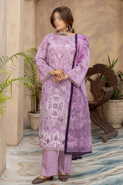 3 Piece - Embroidered Lawn - Parisa 105