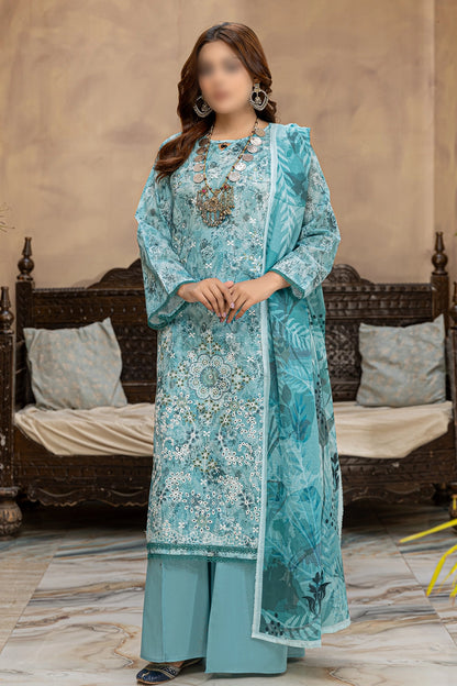3 Piece - Embroidered Lawn - Parisa 106