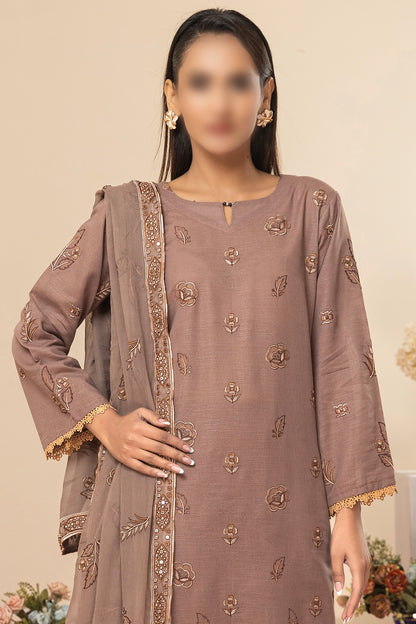 3 Piece - Lawn Karandi - Rayaa 104