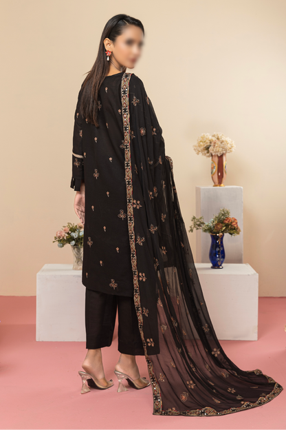 3 Piece - Lawn Karandi - Rayaa 103