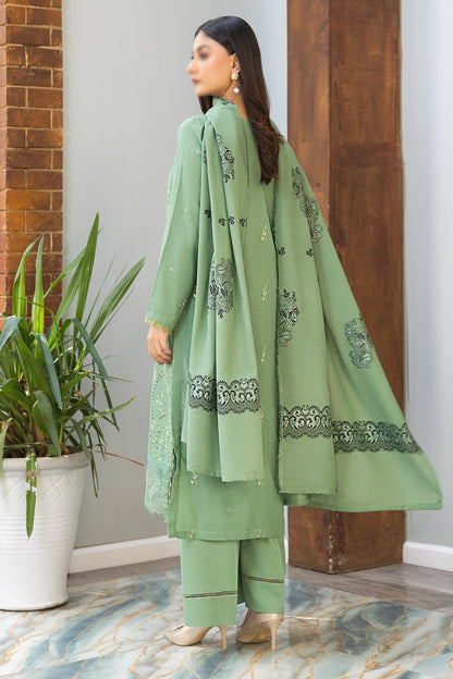 3 Piece - Embroidered Karandi - Riwayat 104