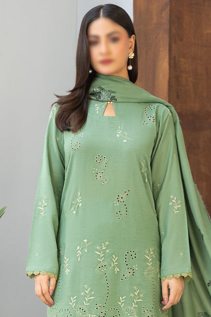 3 Piece - Embroidered Karandi - Riwayat 104