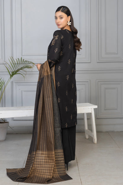 3 Piece - Embroidered Lawn - Roshni 106
