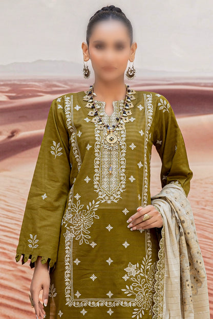 3 Piece - Embroidered Lawn - Taaruf 104