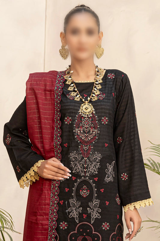 3 Piece - Embroidered Lawn - Taaruf 108