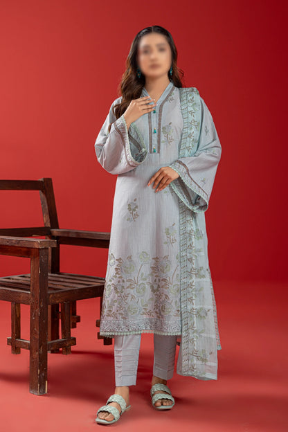 3 Piece - Embroidered Lawn - Tana Bana 101