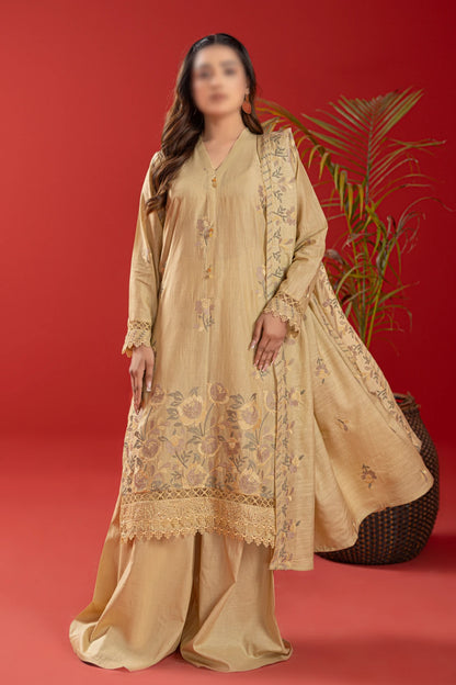 3 Piece - Embroidered Lawn - Tana Bana 103