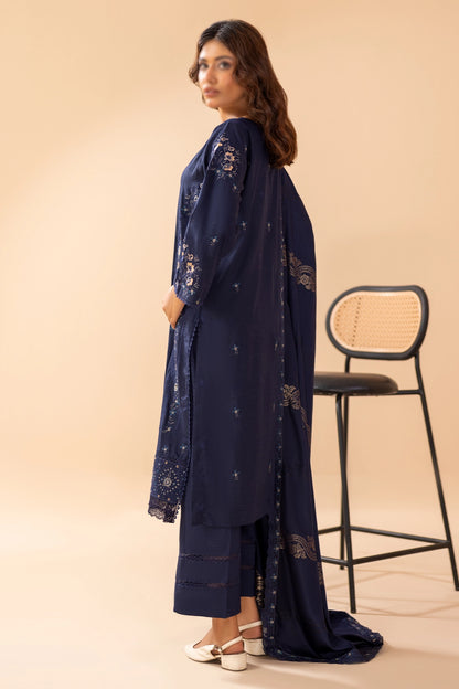 3 Piece - Embroidered Doriya Viscose - Tassur 103