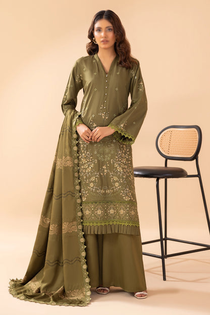 3 Piece - Embroidered Doriya Viscose - Tassur 104