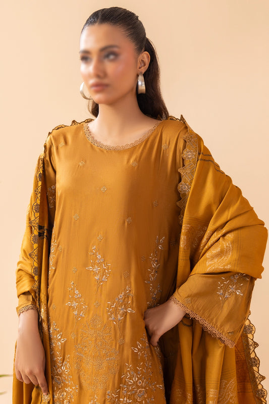 3 Piece - Embroidered Doriya Viscose - Tassur 106